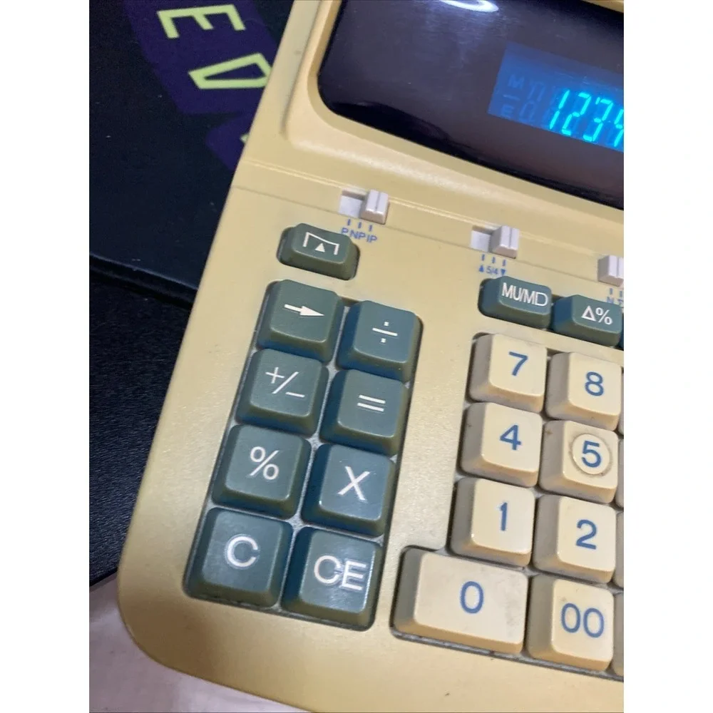 Victor 1240-2 Desktop Electronic Printer and Calculator Multiple Colors G1